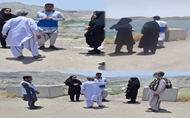 بازدید تیم نظارتی معاونت بهداشت از منبع تأمین آب حوزه کشاری؛ هشدار درباره مصرف آب خام سد