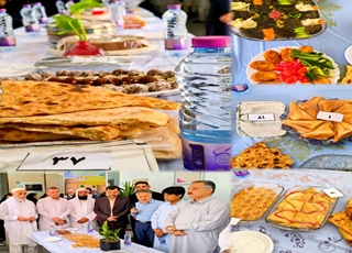 برگزاری جشنواره غذای سالم به مناسبت هفته سلامت در معاونت بهداشت دانشگاه علوم‌پزشکی ایرانشهر